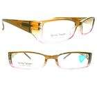 Crystal Case Two Tone Crystal Rhinestone Reading Glasses Brown Pink +1 