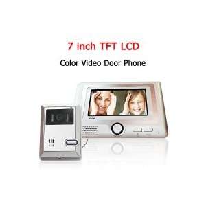   TFT LCD Wired Hands Free Color Visible Video Door Phone Electronics
