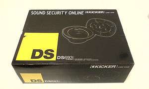 KICKER 11DS693 6 X 9 3 WAY CAR SPEAKER BRANDNEW  