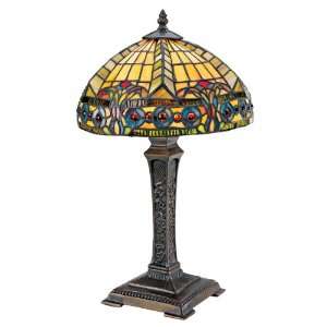  The Carlisle Beaux Arts Stained Glass Lamp