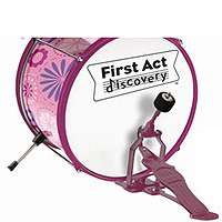 First Act Discovery Drum Set   Pink Flowers   First Act   Toys R 