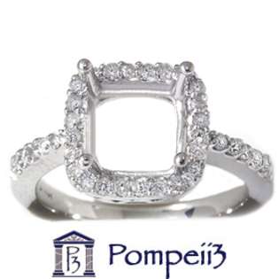  Halo Diamond Engagement Ring Setting  Pompeii3 Inc. Jewelry Diamonds 