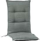  Light Charcoal High Back Patio Chair Cushions (Set of 2)