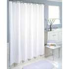 Excell White Waffle Weave Fabric Shower Curtain 1CB 40O 2009