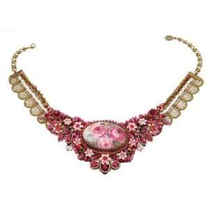 Exquisite Michal Negrin Choker Necklace with Vintage Inspired Accents 