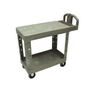   RCP4505BLA Rubbermaid Black Flat Shelf Utility Cart