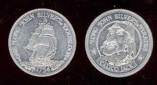 Long John Silvers Pirates Doubloon coin  