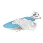 rest that stores the hot iron during the ironing process and folds