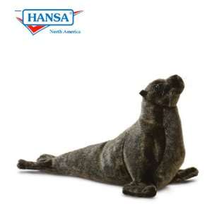 HANSA   Sea Lion Cub Wet Look Coat, Reclining (4902) Toys 