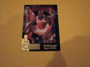 Michael Jordan NBA 1995 Upper Deck NM Defensive Player of the Year 