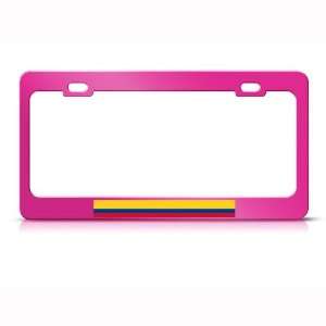  Colombia Colombian Flag Country Metal License Plate Frame 
