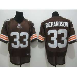   NFL Cleveland Browns #33 Trent Richardson Brown Man Jersey Size 56xxxl