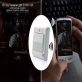 HD Spy Camera Light Switch with GSM Remote Control (Motion Detection 