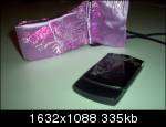 Pink Satiny Motorola RAZR V3 Cell Phone Case Bag  
