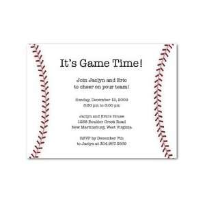  Party Invitations   Game Time Baseball By Shd2 Health 