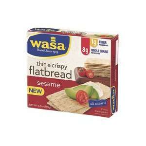 Wasa Crispbread, Flatbread, Sesame, 10/6.7 Oz  Grocery 