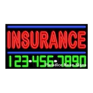  Insurance Neon Sign