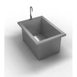 Pacific Stainless Steel Sink / Insulated Ice Bin 15x 24  