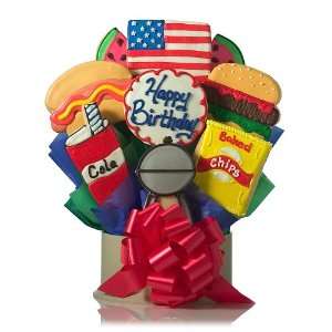 The Grill Master Personalized Cookie Bouquet  Kitchen 