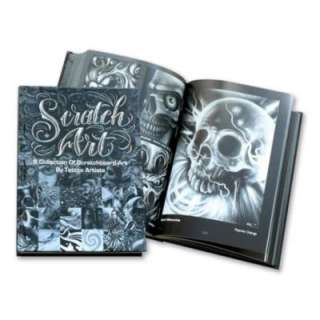 Scratch Art by Guy Aitchison Tattoo Flash Design Book  