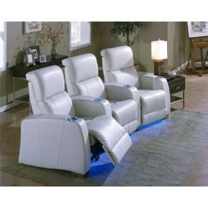 Palliser Strategy Home Theater Seating in Bonded Leather  