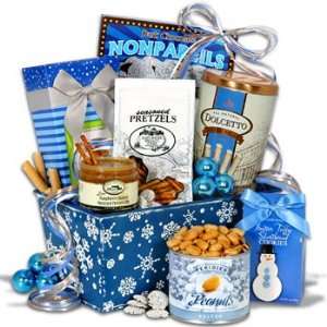 Snowflakes and Sweets Basket Grocery & Gourmet Food