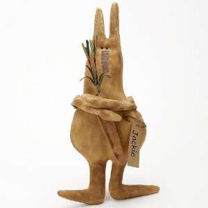   the Rabbit with Carrot Primitive Decor 