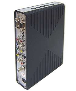 Coax Cable TV Satellite TV Tuner To VGA Composite RCA Converter 