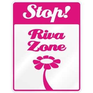  New  Stop  Riva Zone  Parking Sign Name