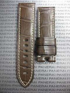 GENUINE ALLIGATOR STRAP 24mm BAND Fit PANERAI Leather  