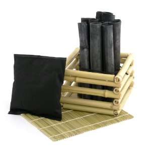  Decorative Bamboo Charcoal Stalks   1.5lb bundle (12 14 stalks 