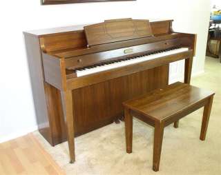   JASPER AMERICAN Upright CONSOLE PIANO w/ BENCH Lovely Tone  