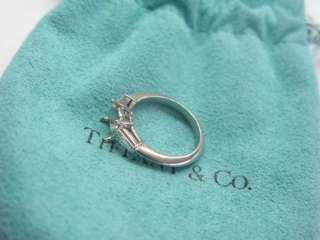 Tiffany & Co Platinum Diamond Mounting Ring .48CT  