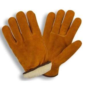  Boa Pile Lined Split Cow Driver Glove in Russett   Large 