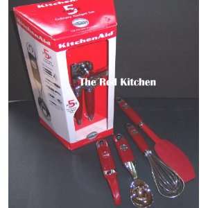  KitchenAid 5 Piece Culinary Gadget Set, Red Kitchen 