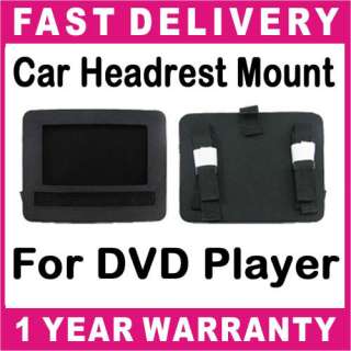 New Car Headrest Mount For 9 9.5 Portable DVD Player Strap Case Bag 