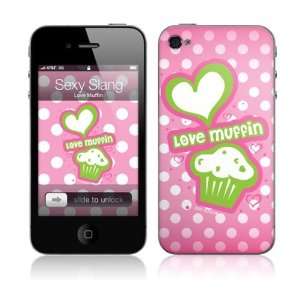   iPhone 4  Sexy Slang  Love Muffin Skin  Players & Accessories