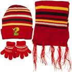 e4Hats Infant Knit Beanie Glove and Scarf Set  Red