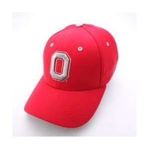  Ohio State Buckeyes O Flex Fit Logo Hat (Red)