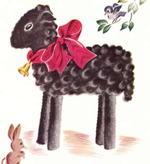 Barn Black Sheep Lamb Stuffed Animal Crochet PATTERN  