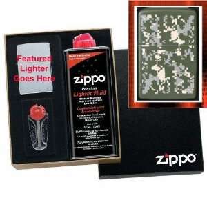  Green Matte U.S. Army Digital Zippo Lighter Gift Set 
