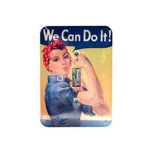  Rosie the Riveter Light Switch Cover