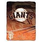 Northwest San Francisco Giants MLB Royal Plush Raschel Blanket (Speed 