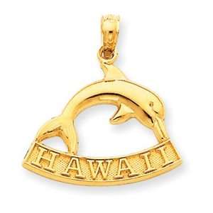  14k Hawaii Dolphin Pendant [Jewelry]