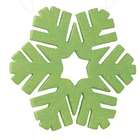 Raz 12 Oversized Green Glitter Snowflake Christmas Ornament
