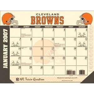  Cleveland Browns 22x17 Desk Calendar 2007 Sports 