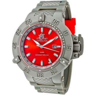   Mens Subaqua Noma III Limited Ed Swiss Made GMT Red & Grey Funky Watch