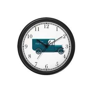   Truck   JP   Wall Clock by WatchBuddy Timepieces (Hunter Green Frame