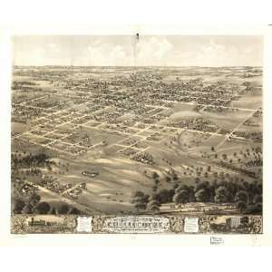   Chillicothe, Livingston Co., Missouri 1869. Drawn by A. Ruger. Home