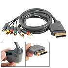 Audio Video 6 RCA HD TV AV RGB Component Cable Gray for Xbox360
